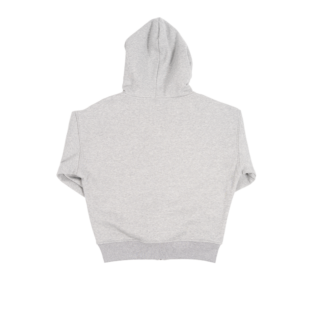 GHOSTED (Plain) Zip-Up | Heather Gray