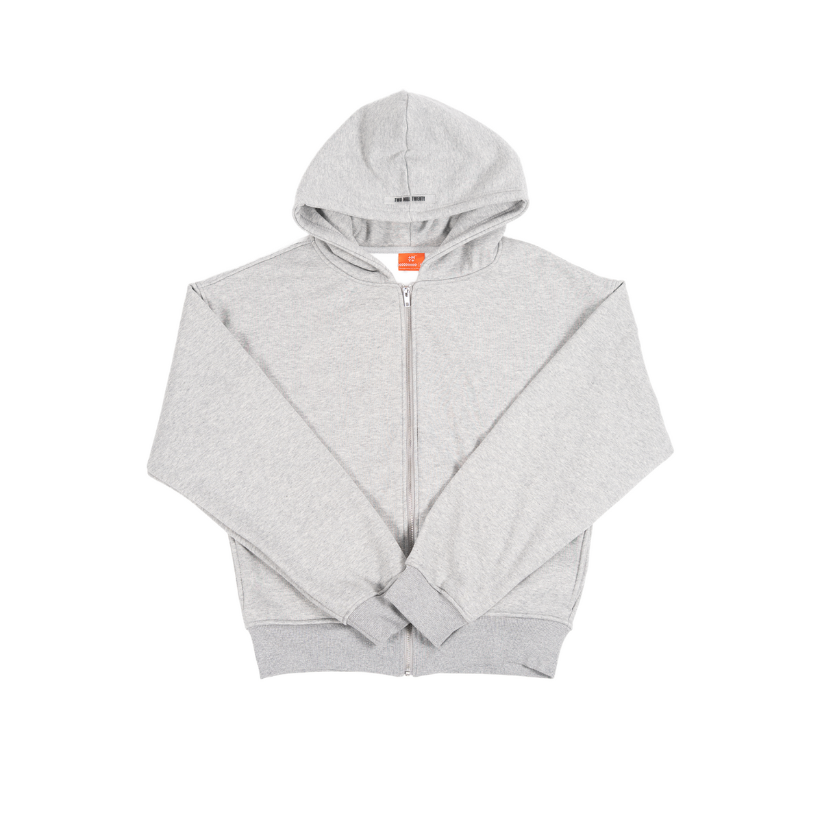 GHOSTED (Plain) Zip-Up | Heather Gray