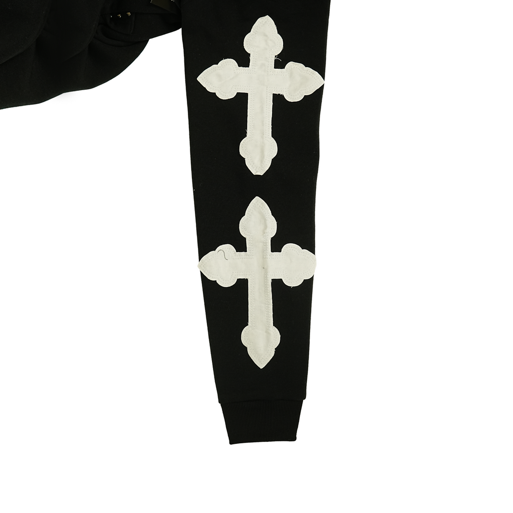 Men's Saint Studded Hoodie | Black