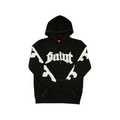 Men's Saint Studded Hoodie | Black