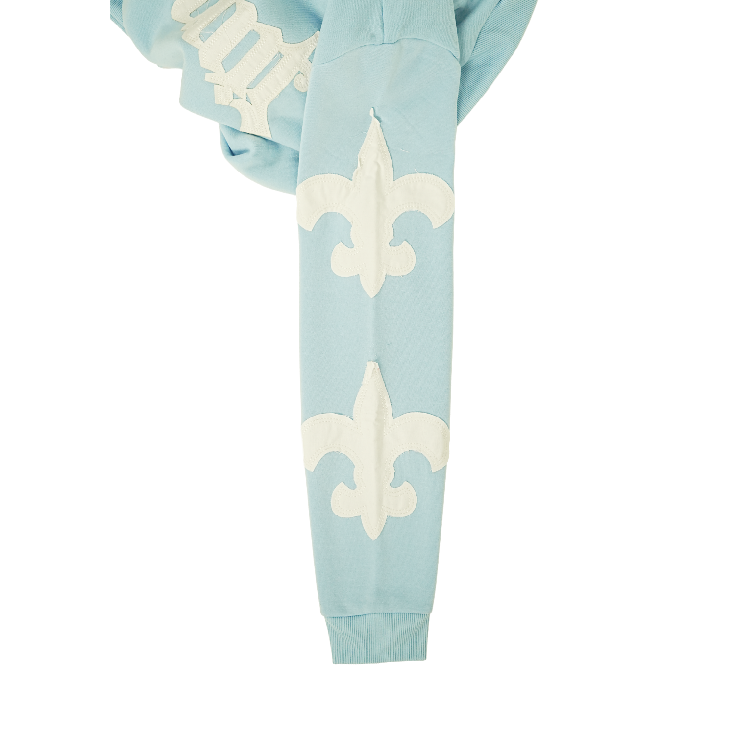 Men's Saint Studded Hoodie | Light Blue