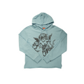 Unisex Crystal Cupid Angel Hoodie | Light Blue