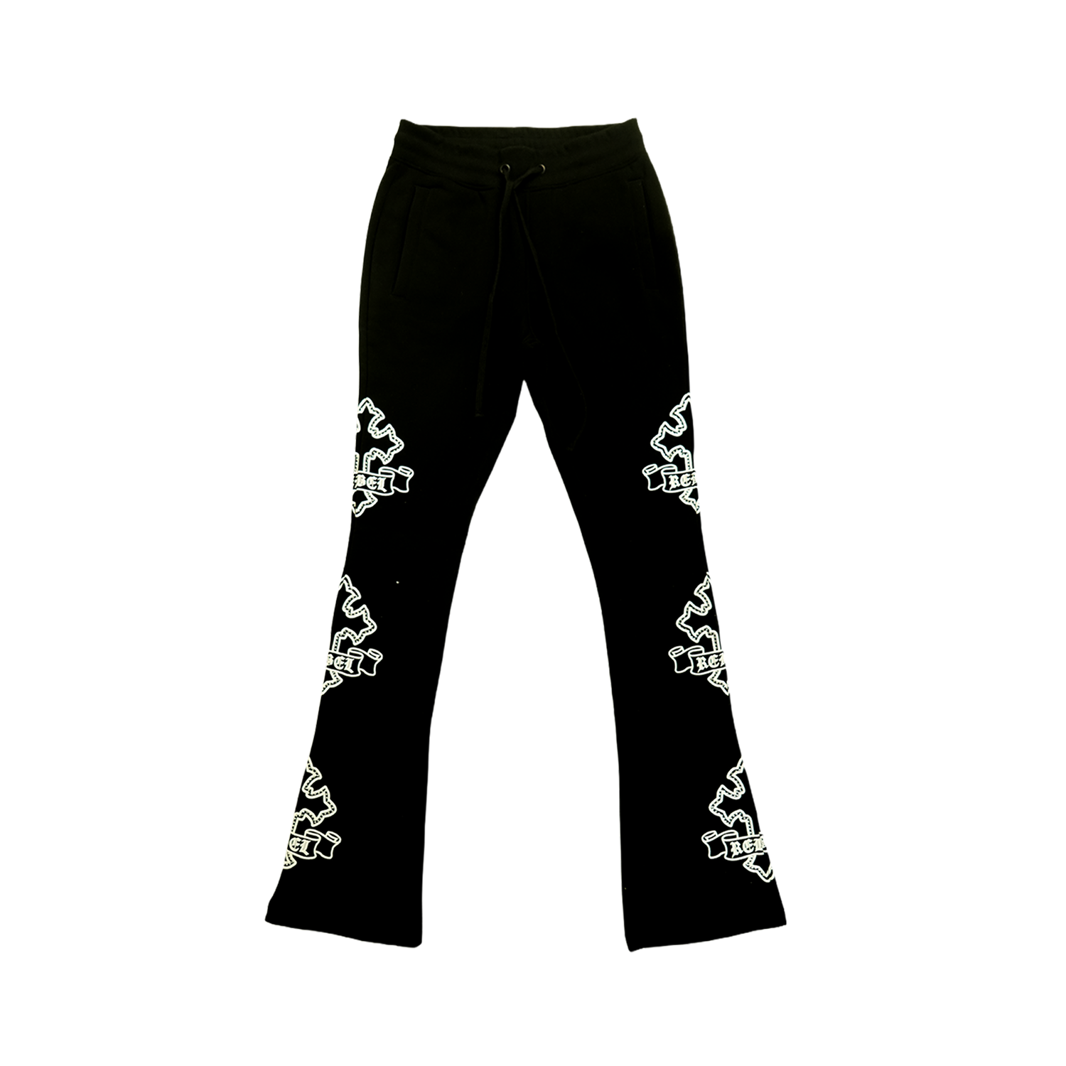 Men's Gothic Rebel Joggers | Black