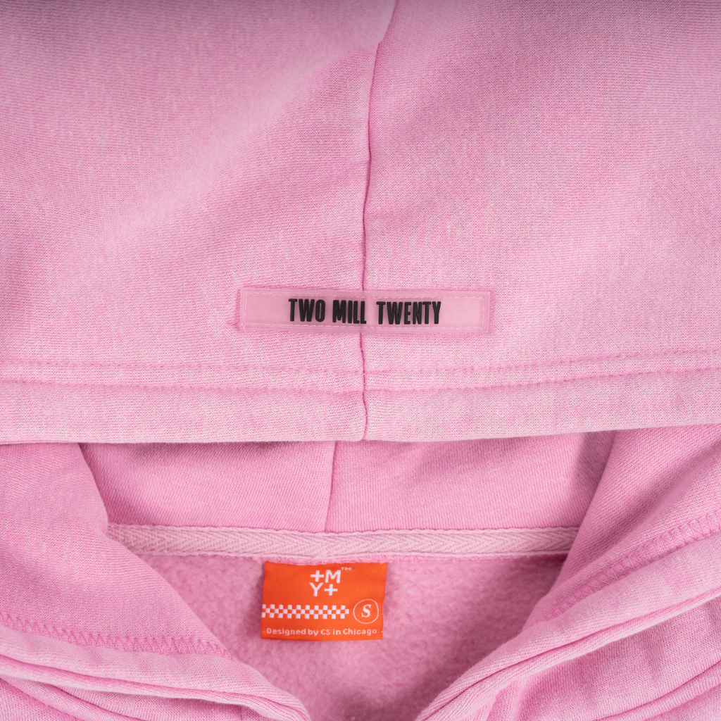 GHOSTED (Plain) Zip-Up | Acid Pink