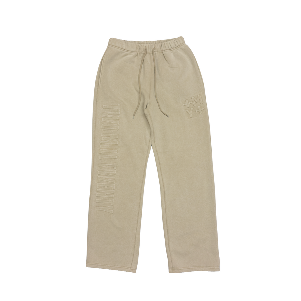 GHOSTED (Stamped) Joggers | Acid Light Khaki