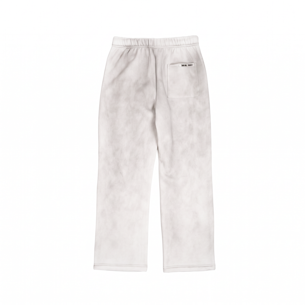 GHOSTED (Stamped) Joggers | White Dirty Wash