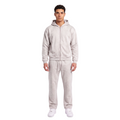 GHOSTED (Plain) Sweat-Set | White Dirty Wash