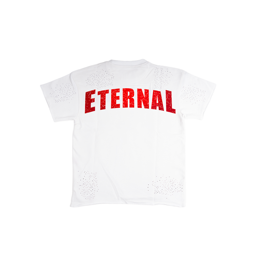 Men's Built on Belief Crystal T-Shirt | White