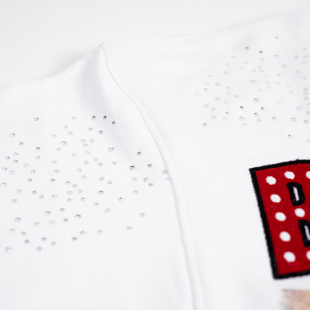Men's Built on Belief Crystal T-Shirt | White