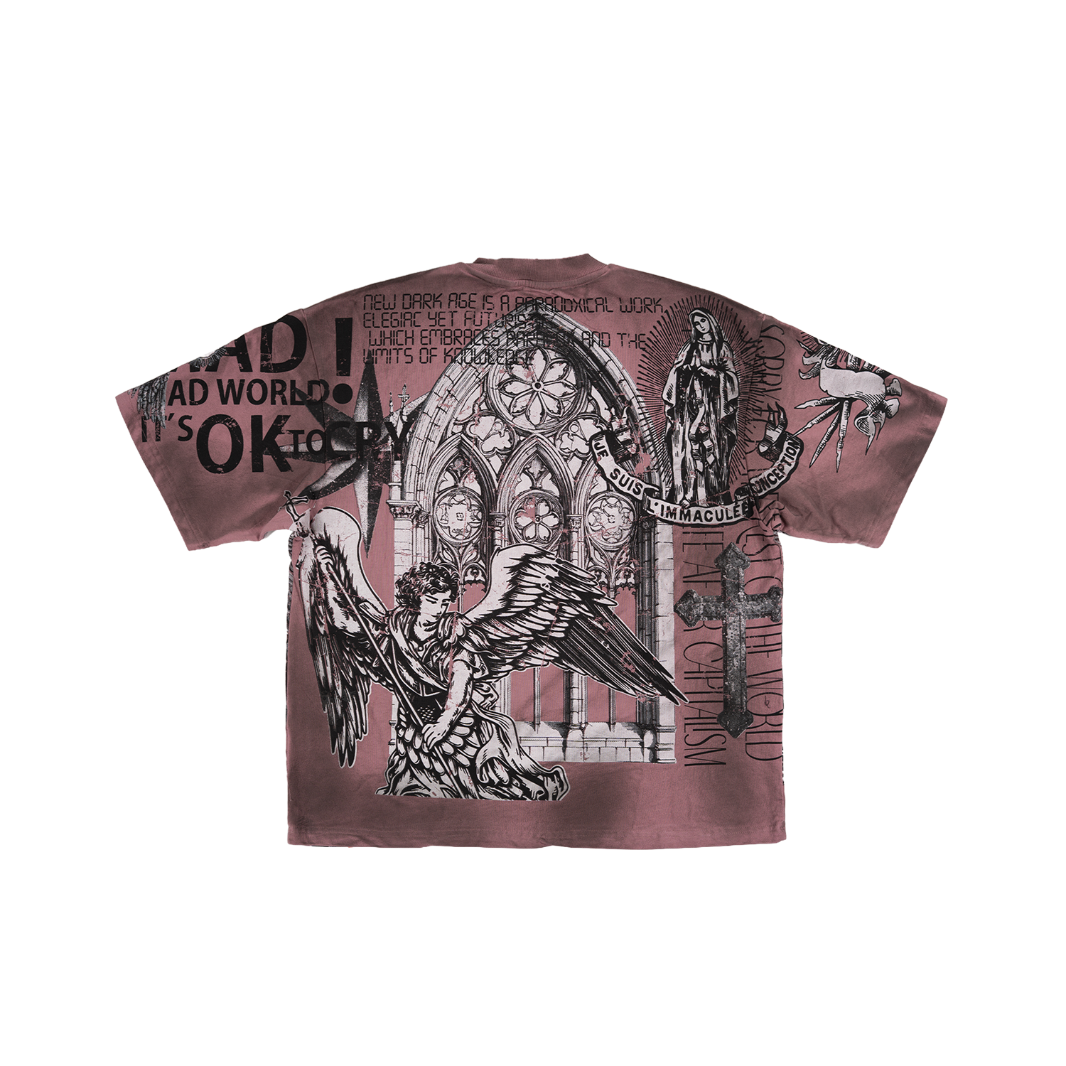 Men's Chrome Cross Tee | Pink