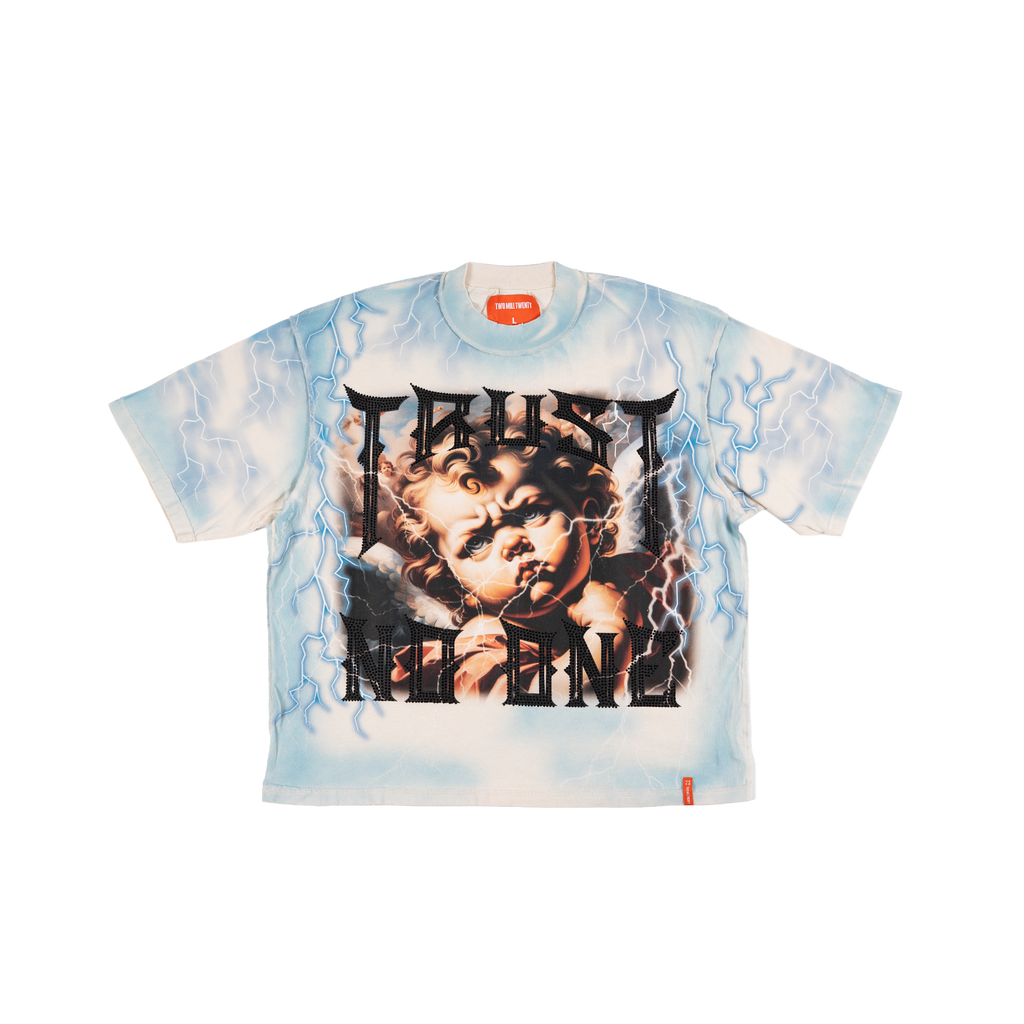 Men's Trust No On Angel Tee | Light Blue