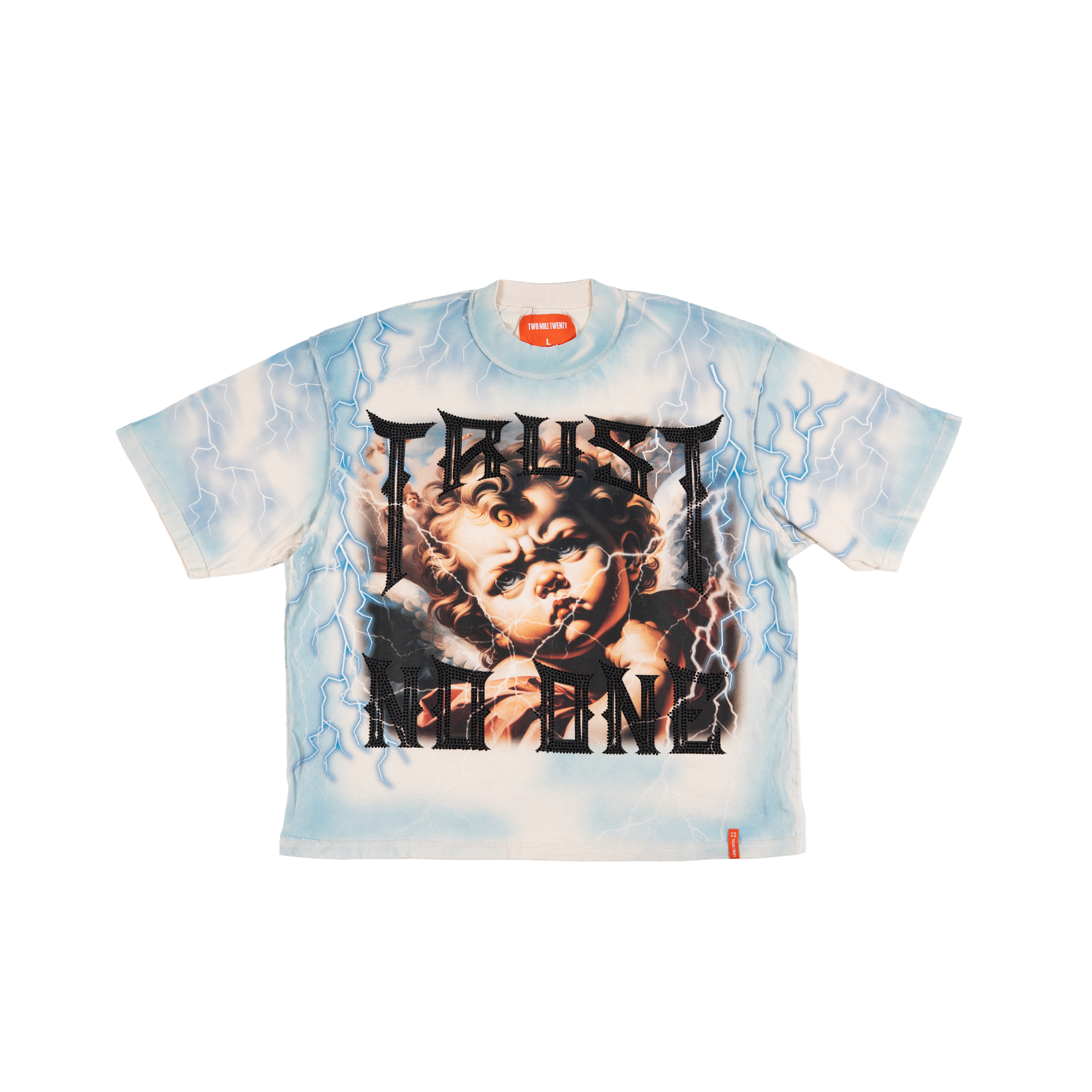 Men's Trust No On Angel Tee | Light Blue