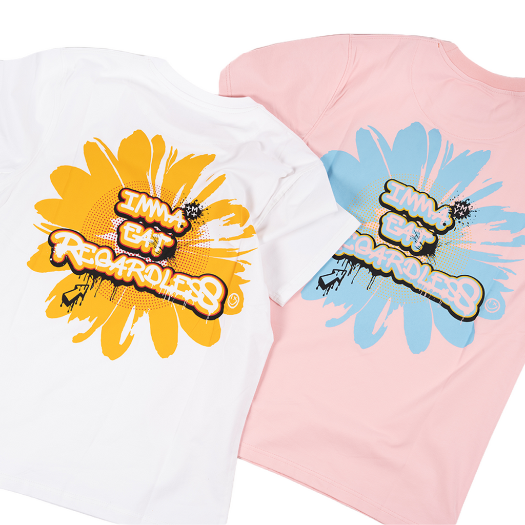 Men's Imma Eat Regardless Sunflower T-Shirt | Pink
