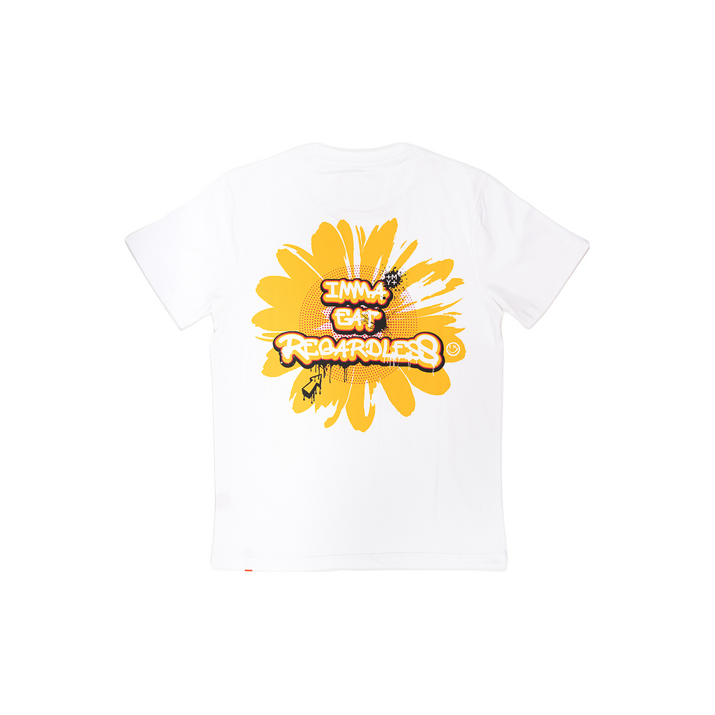 Men's Imma Eat Regardless Sunflower T-Shirt | White