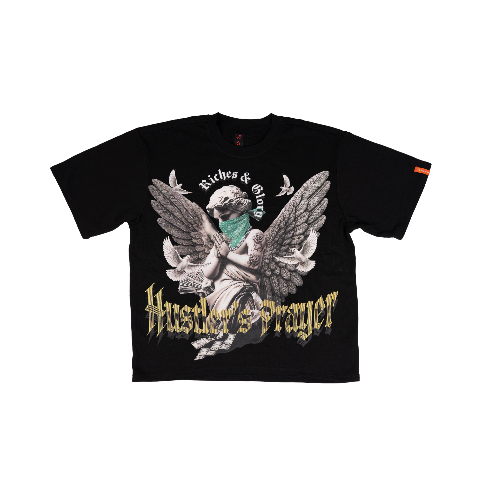 Hustler's Prayer Graphic Tee | Black
