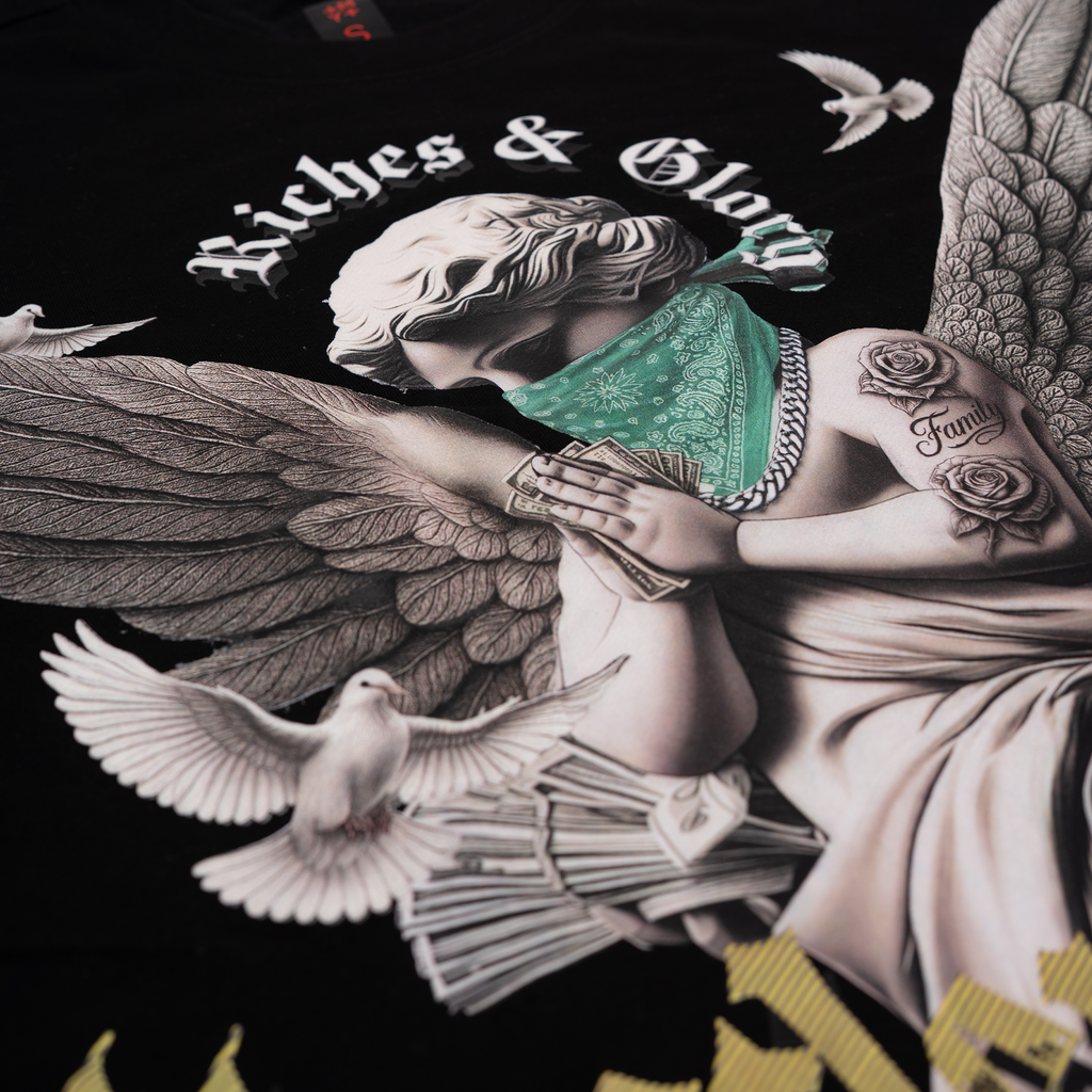Hustler's Prayer Graphic Tee | Black