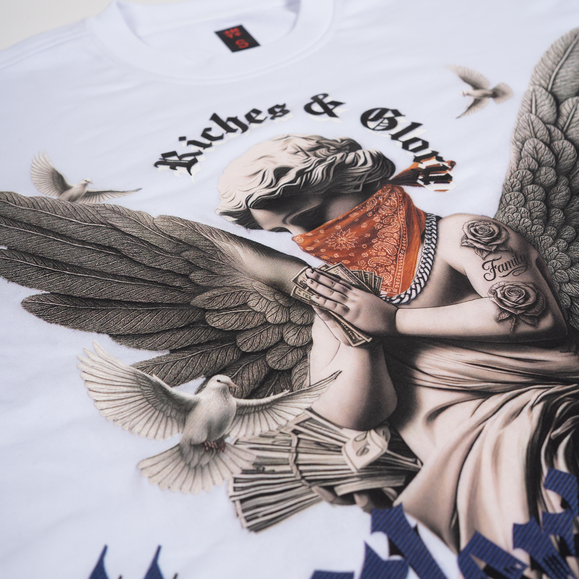 Hustler's Prayer Graphic Tee | White