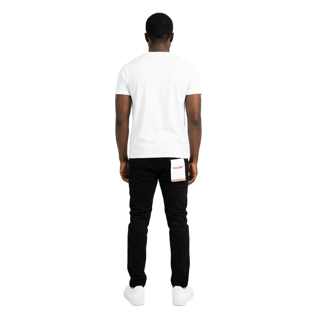 Men's Relaxed Slim Fit Jeans | Jet Black