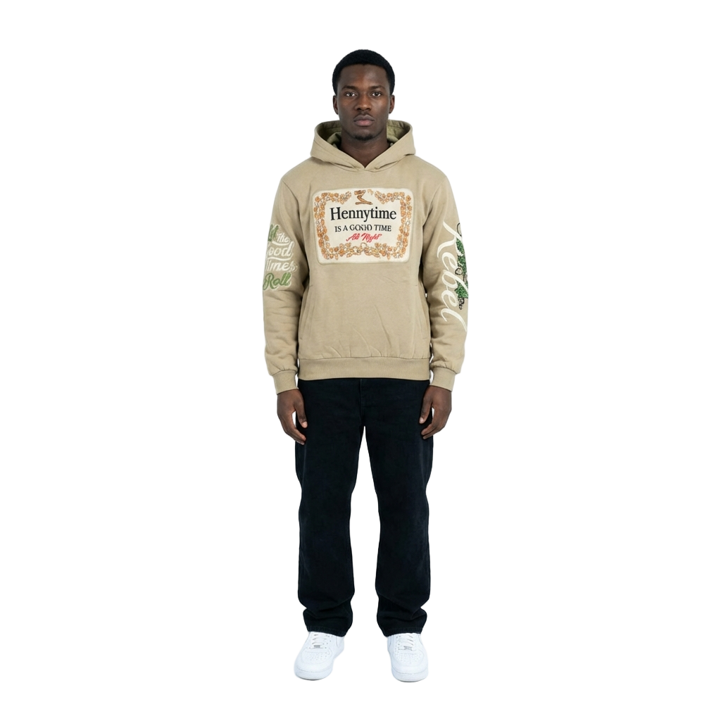 Men's Hennytime Rebel Hoodie | Khaki