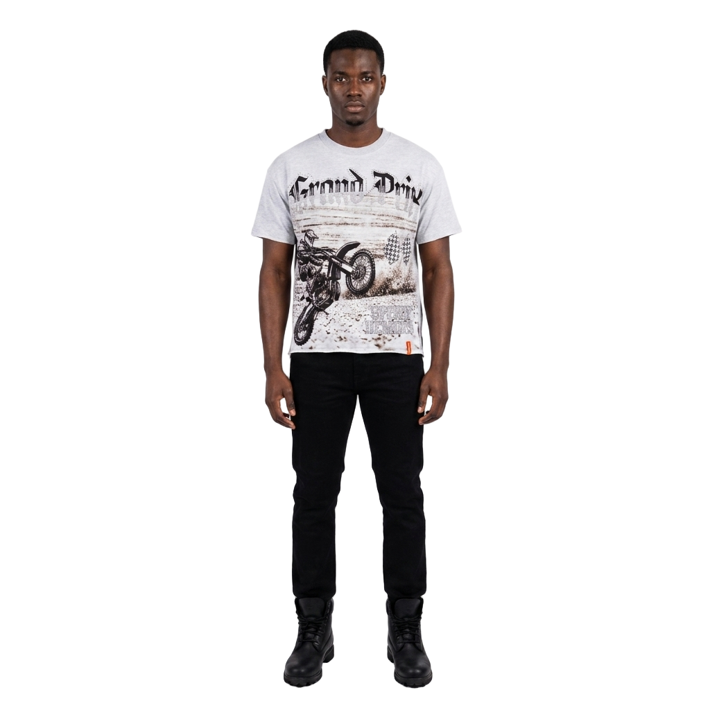 Men's Speed Demons Motocross T-shirt | Heather Grey