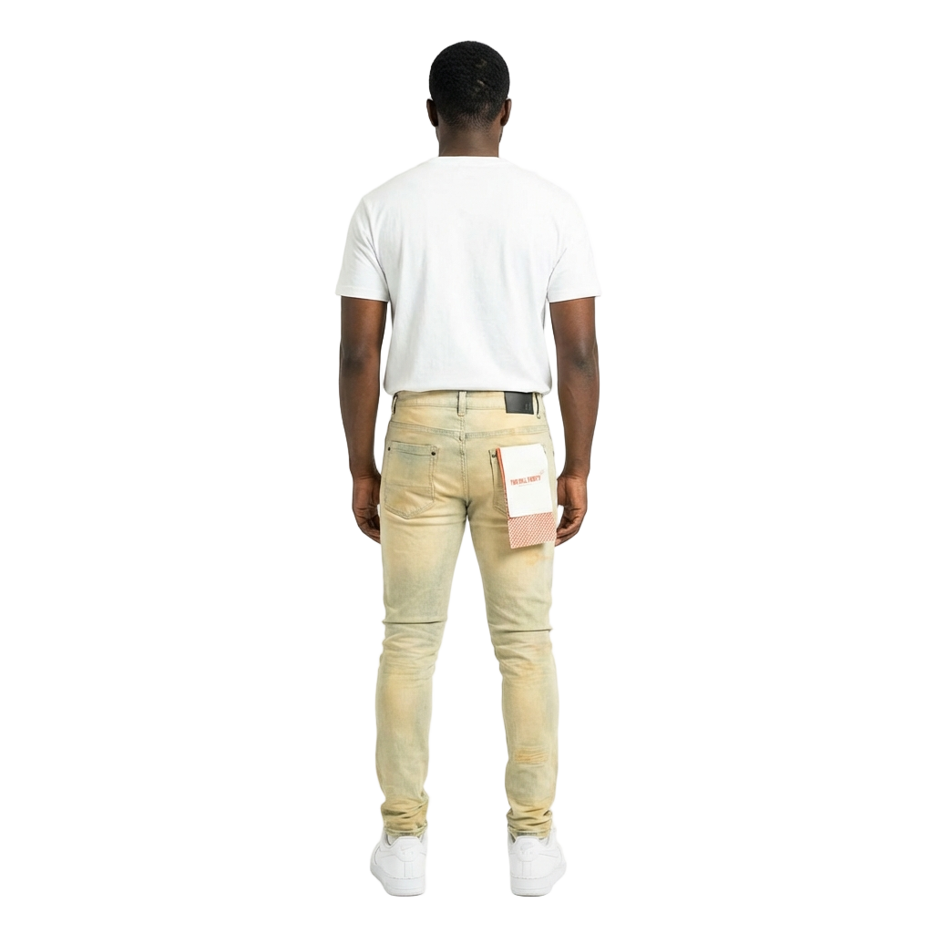 Men's Vintage Wash Skinny Jeans