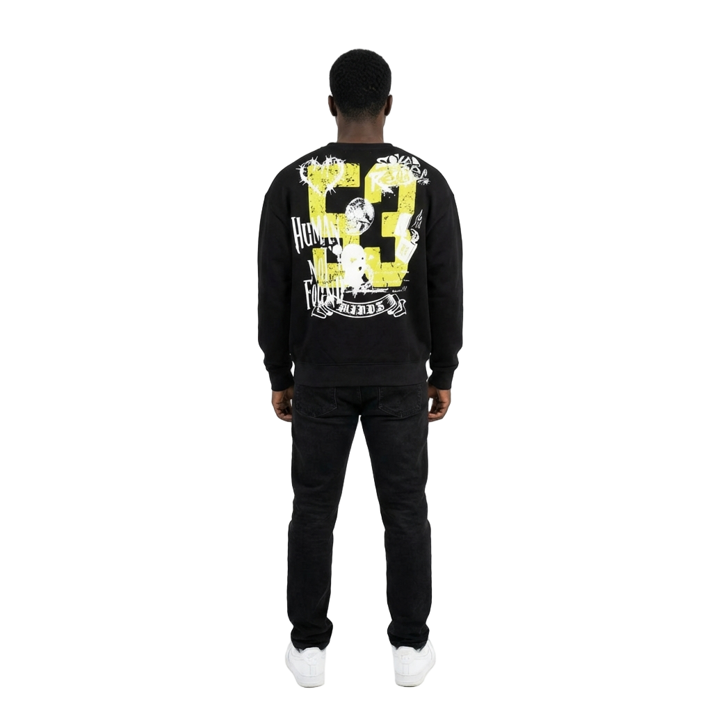 Men's 53 Graphic Crewneck | Black