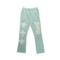 Men's Saint Studded Joggers | Light Blue