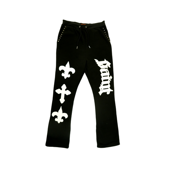 Men's Saint Studded Joggers | Black