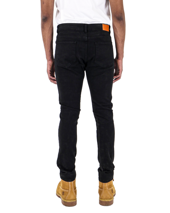 MILWAUKEE | Men's Slim Fit Denim Pants Rip & Repair in Jet Black