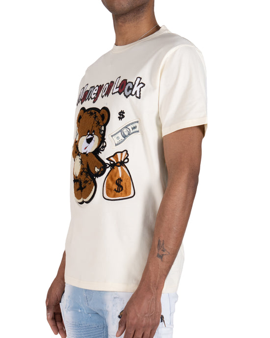 Men's "Money on Lock" Graphic T-Shirt | Ivory