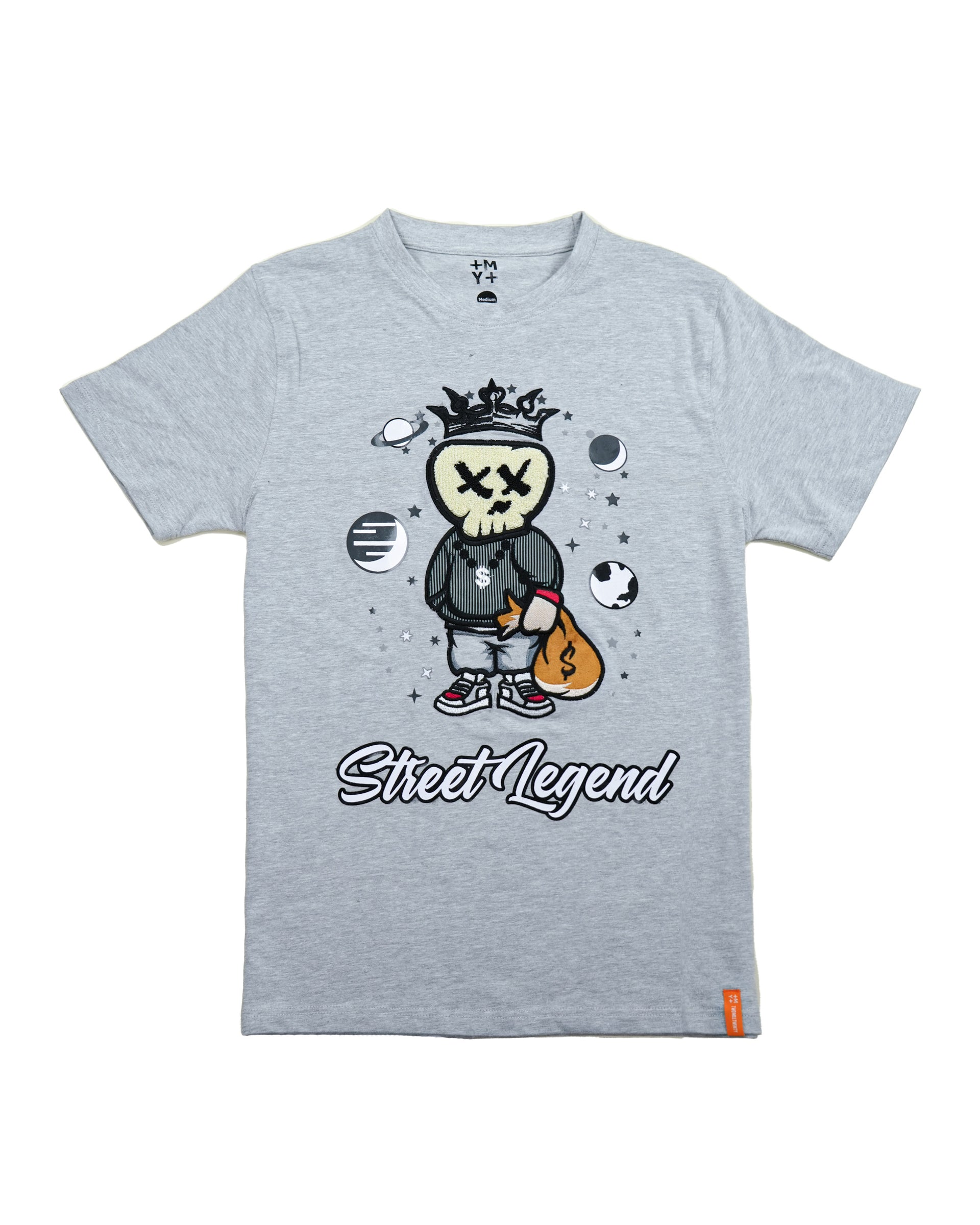 Men's "Street Legend" Graphic T-Shirt | Heather Grey