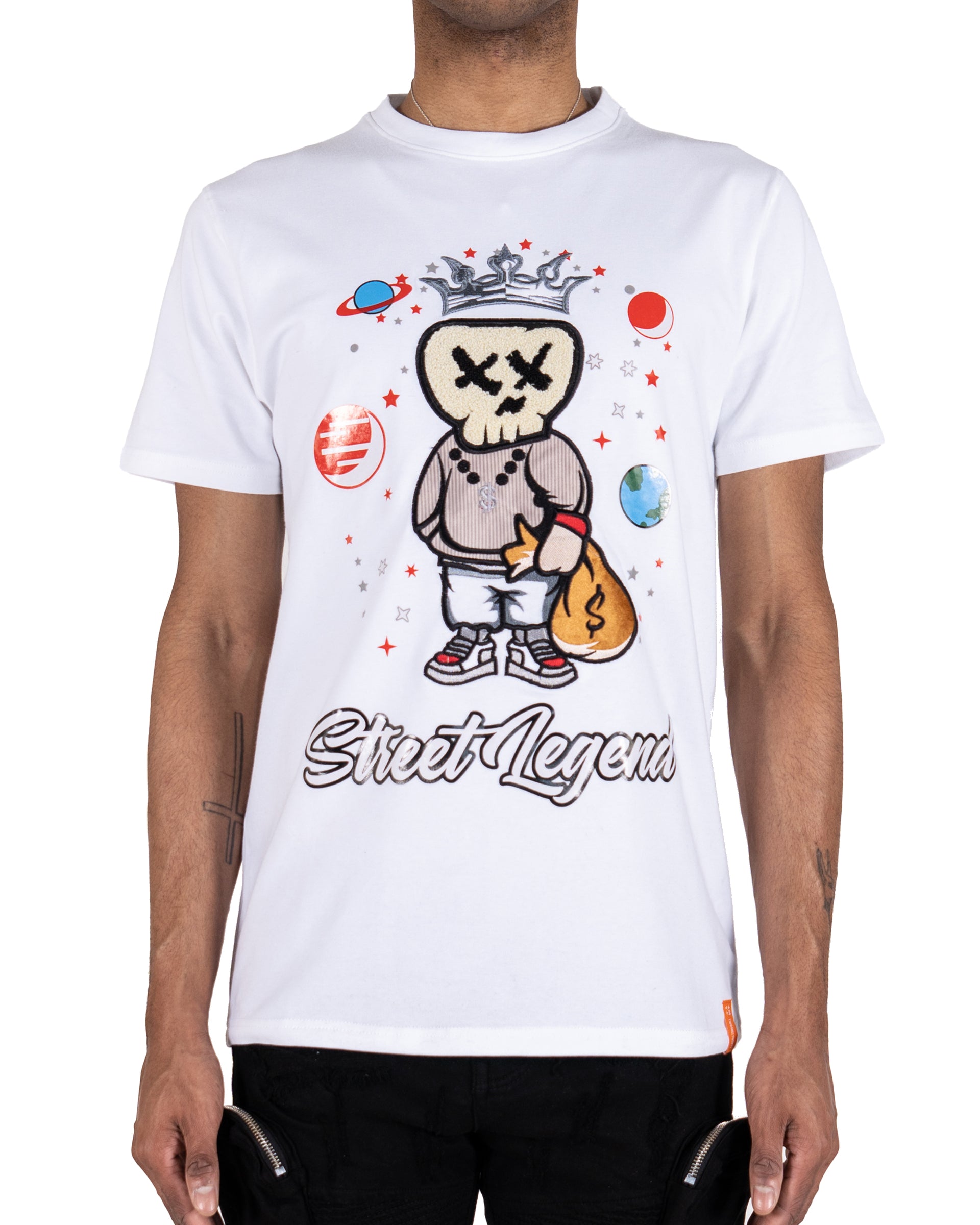 Men's "Street Legend" Graphic T-Shirt | White