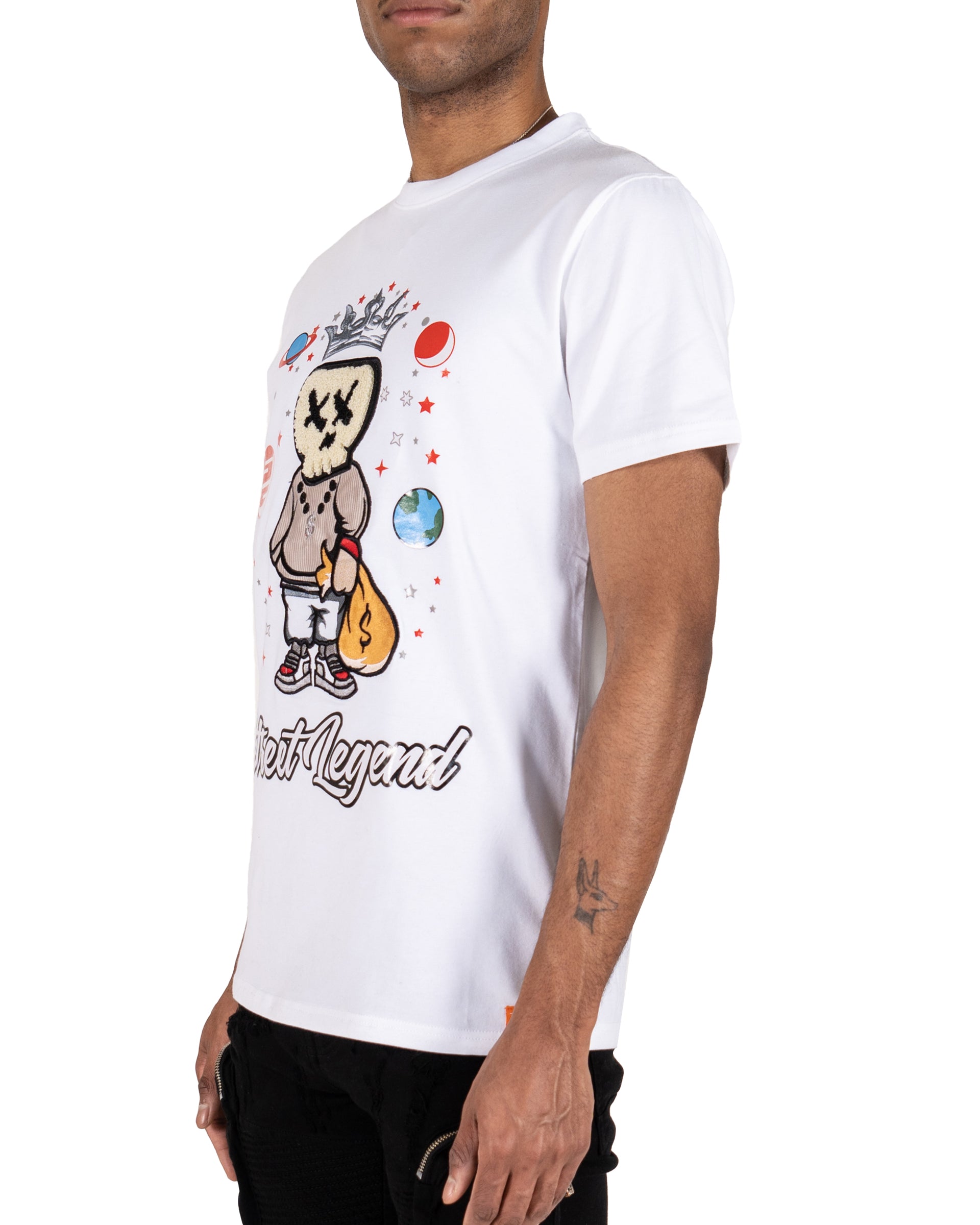 Men's "Street Legend" Graphic T-Shirt | White