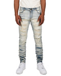 MONROE | Skinny Fit Stacked Leg Denim Jeans in Vintage