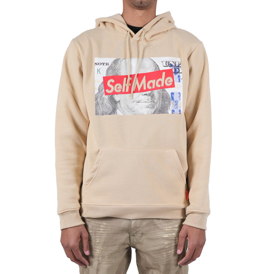 Men's "Self Made" Hoodie | Khaki