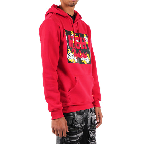 Men's "High Rollers" Hoodie | Red