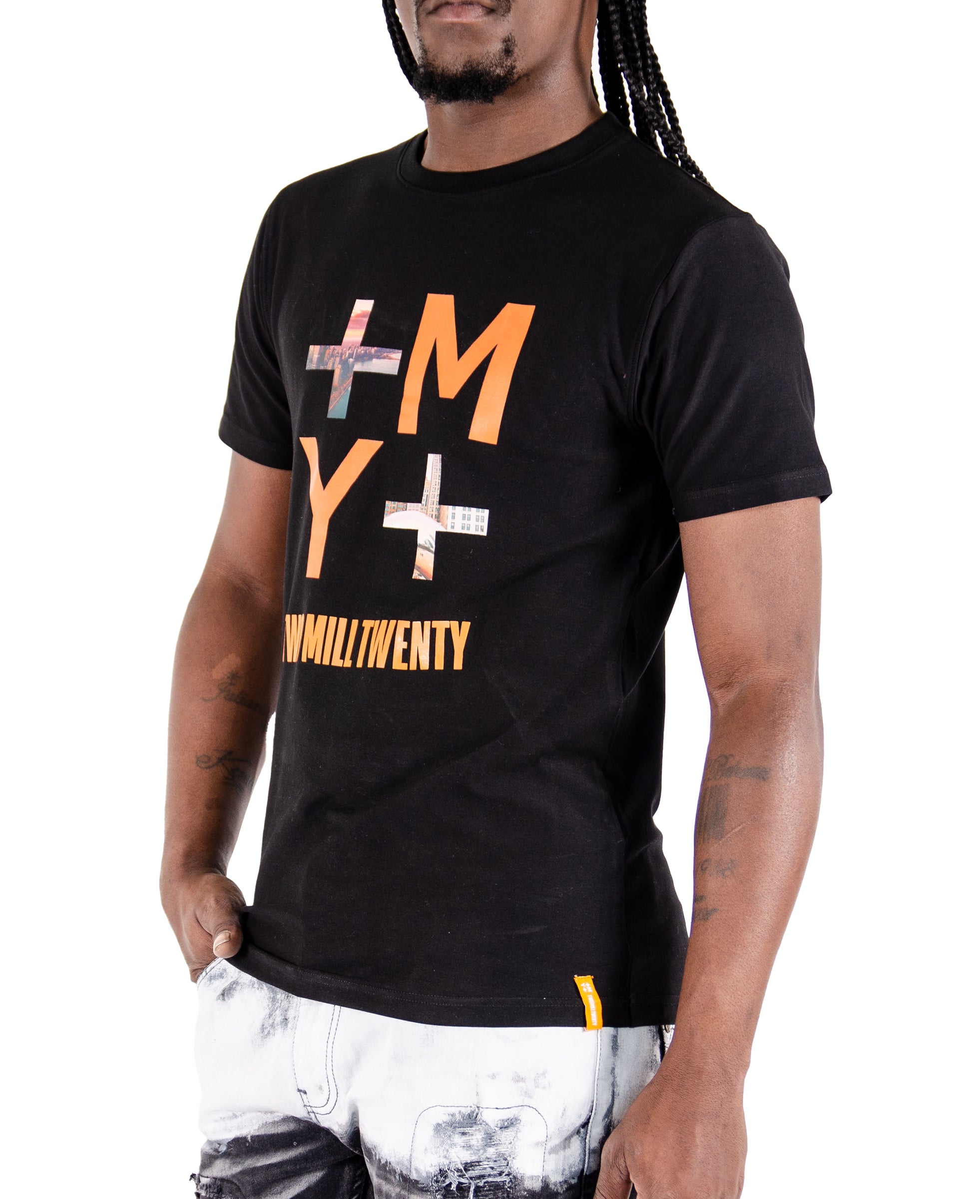 Men's Inverse Logo Graphic T-Shirt | Black