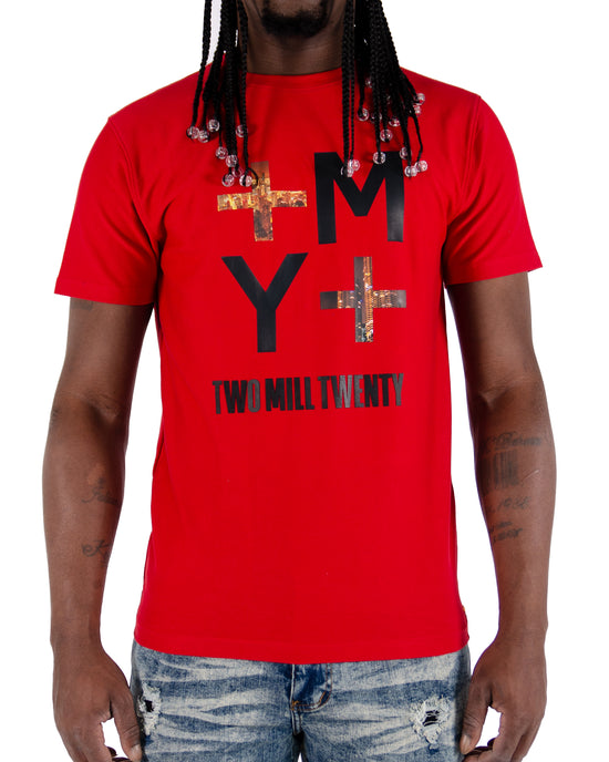 Men's Inverse Logo Graphic T-Shirt | Red