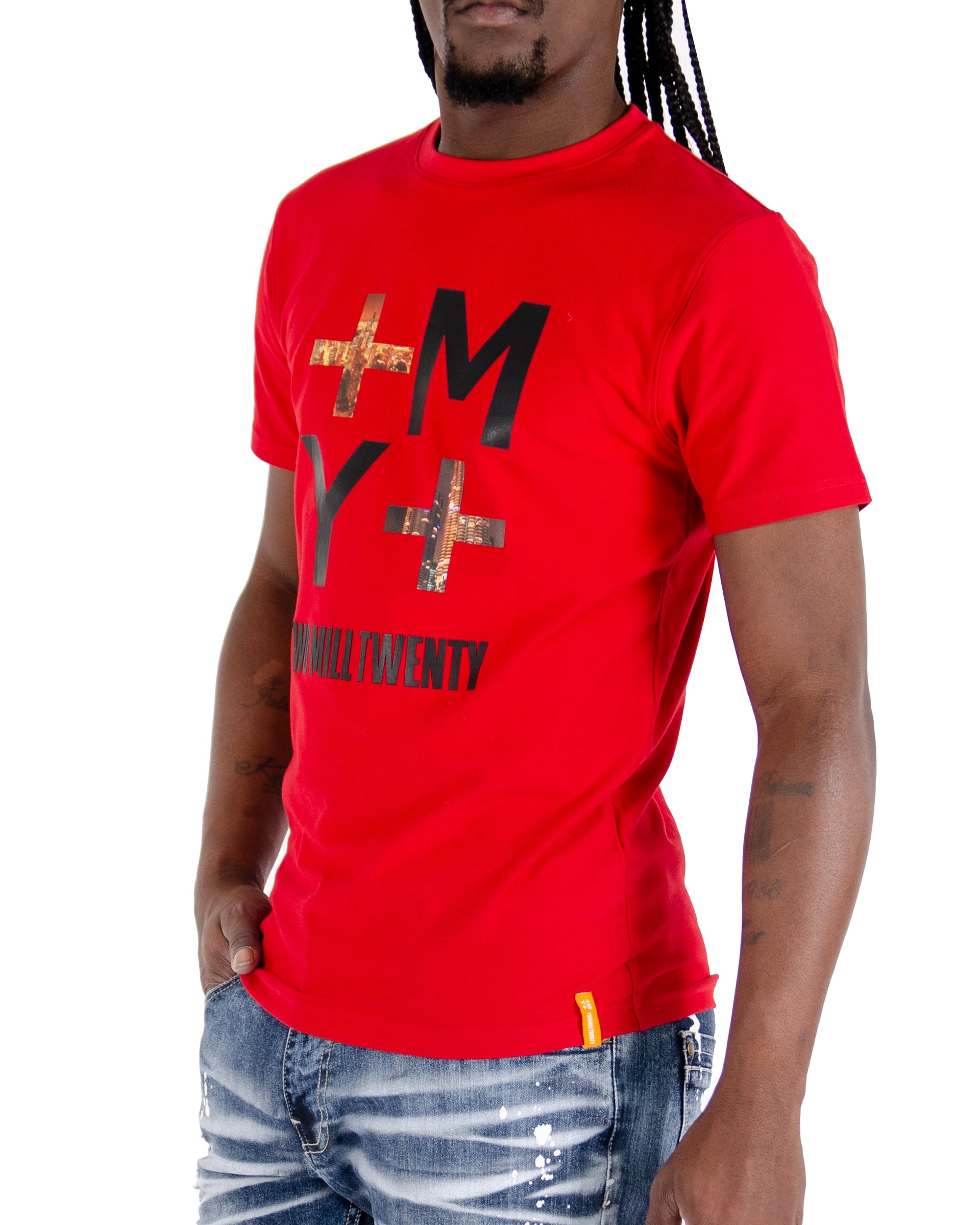 Men's Inverse Logo Graphic T-Shirt | Red