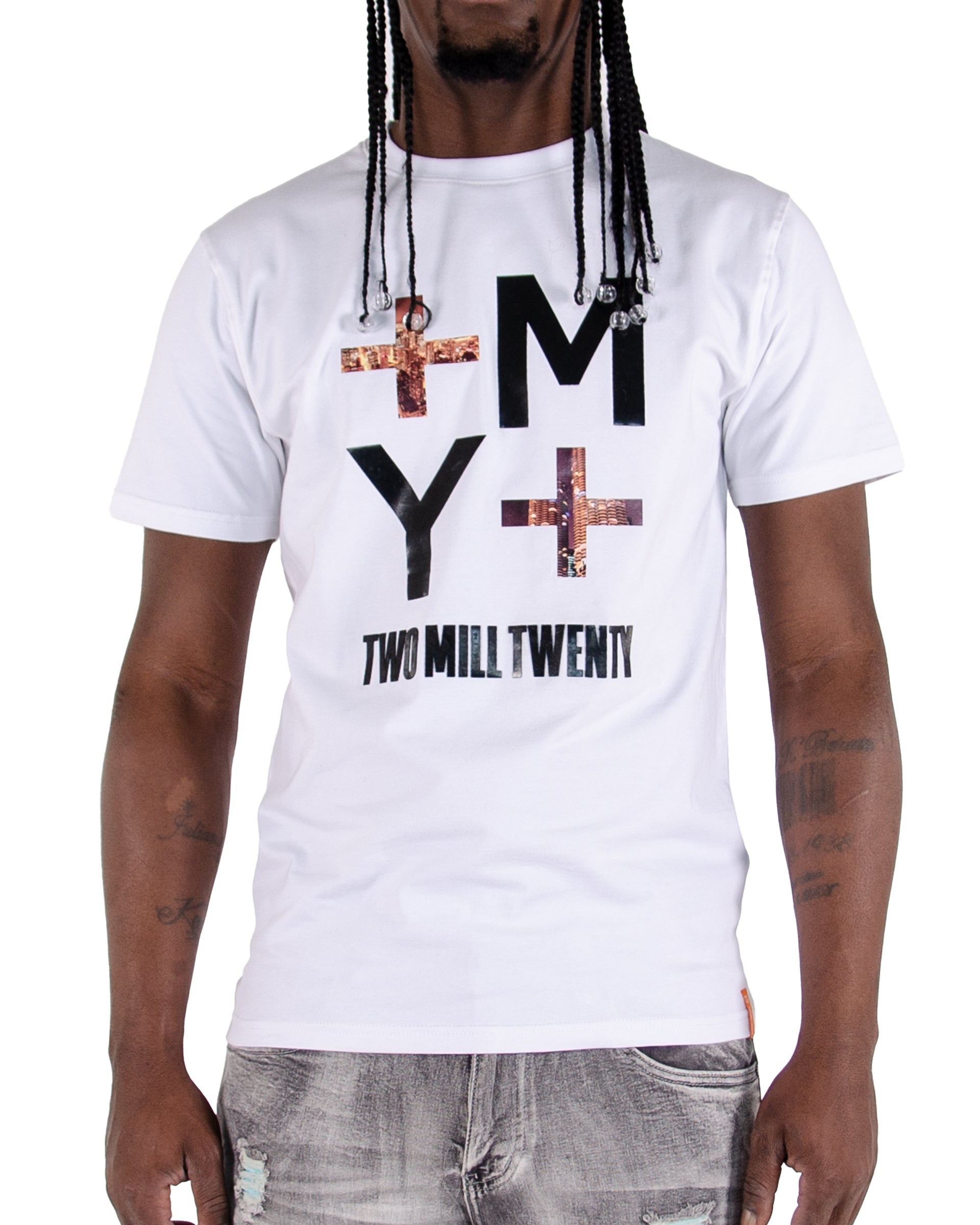 Men's Inverse Logo Graphic T-Shirt | White