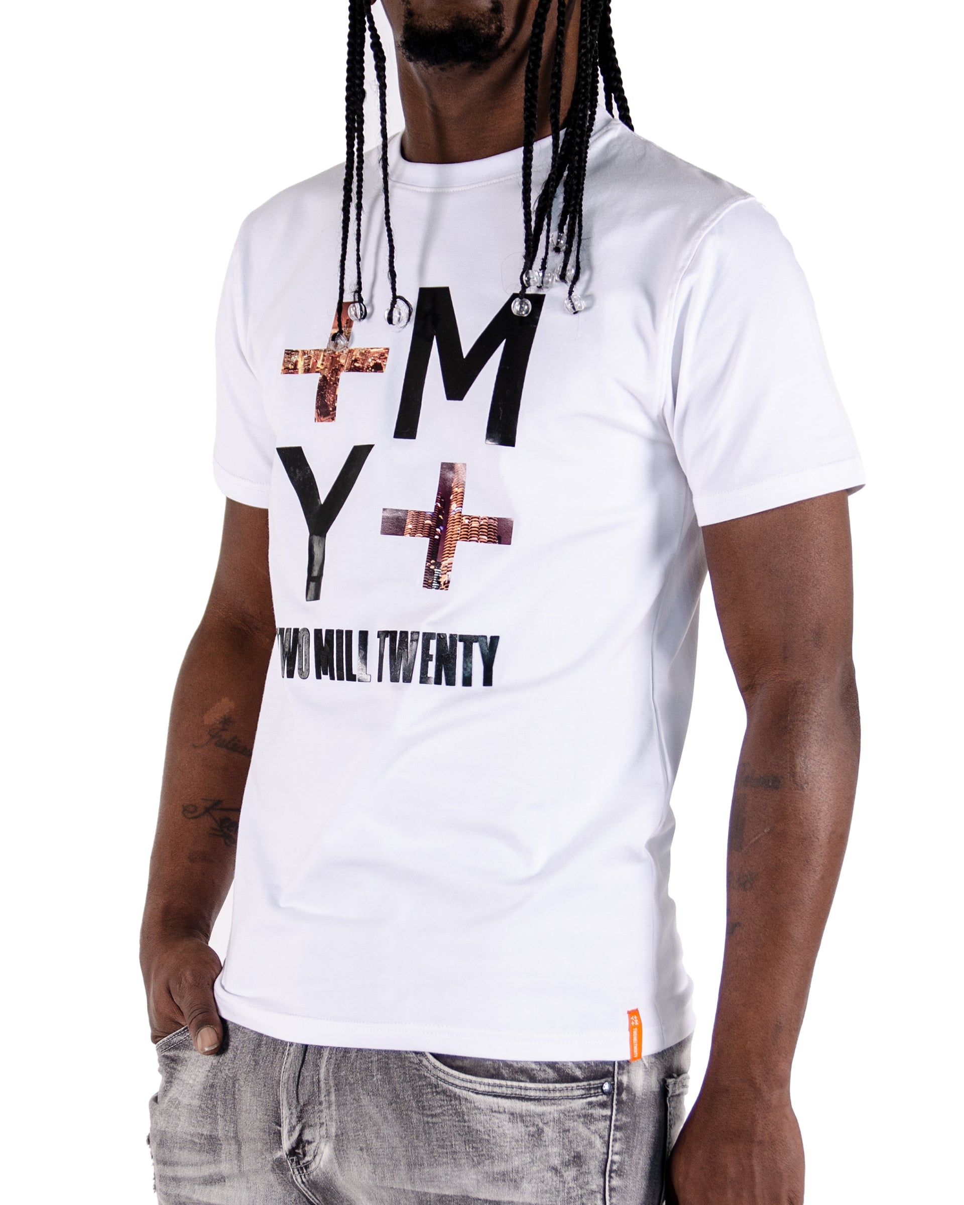 Men's Inverse Logo Graphic T-Shirt | White