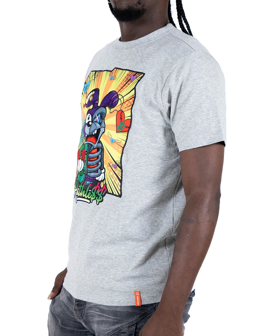 Men's "Ruthless" Graphic T-Shirt | Grey