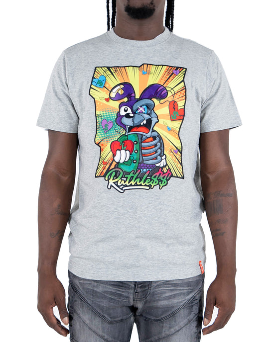 Men's "Ruthless" Graphic T-Shirt | Grey