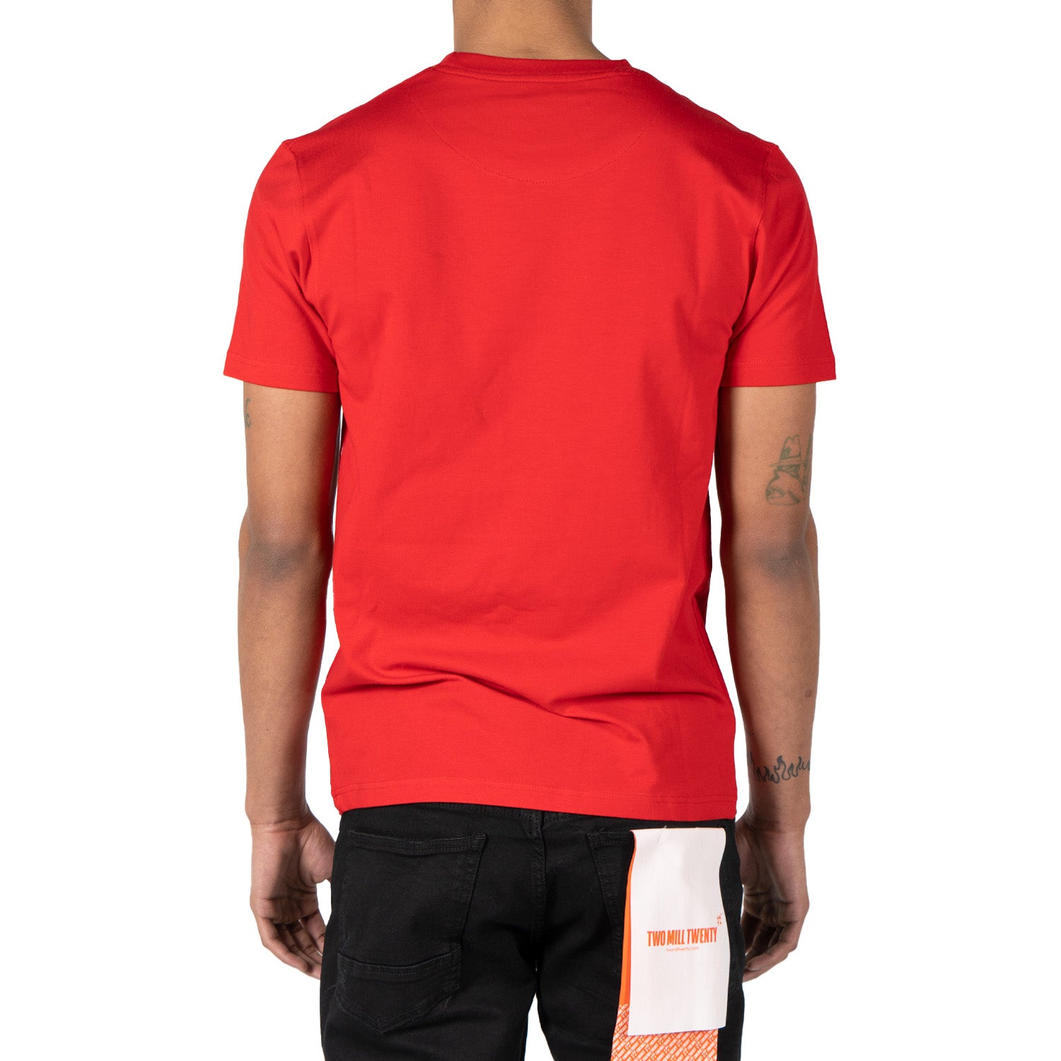 Men's Inverse Logo Street Money Graphic T-Shirt | Red